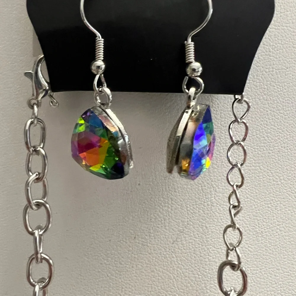 Paparazzi Vibrant Pink and Blue Necklace Set - Picture 3 of 3